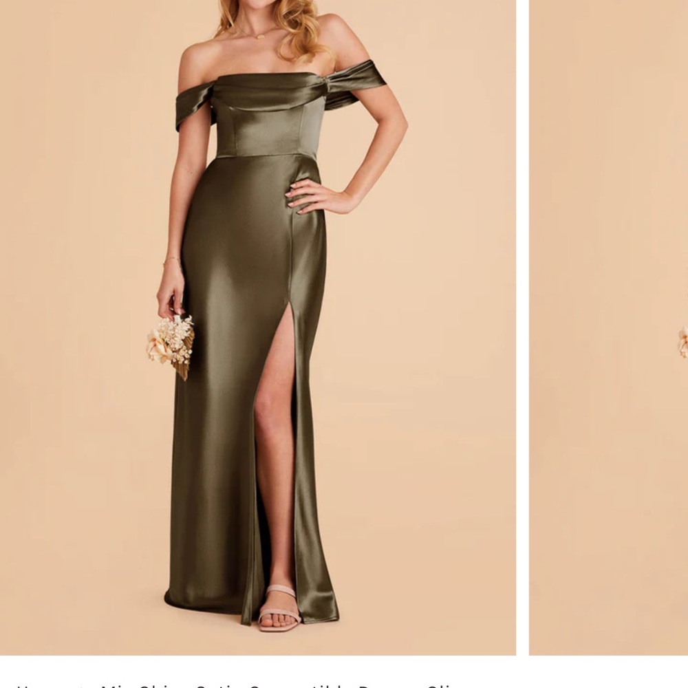 Birdy Grey Strapless Olive Dress